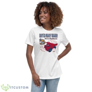 Let’s Play Ball Midland RockHounds Toddler Trucks Shirt - Women's Relaxed Short Sleeve Jersey Tee