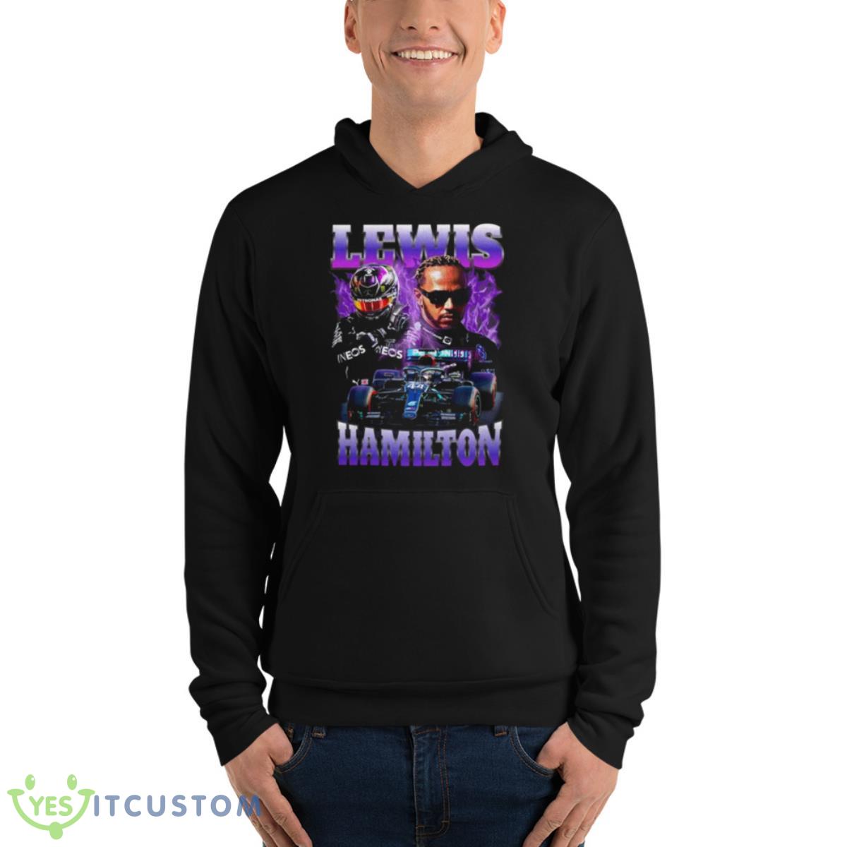 Lewis Hamilton 90s Vintage Shirt 4 Lewis Hamilton 90s Vintage Shirt - Unisex Fleece Pullover Hoodie