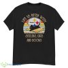Life Is Better With Pittsburgh Steelers Cats And Books Vintage Shirt - G500 Men’s Classic T-Shirt