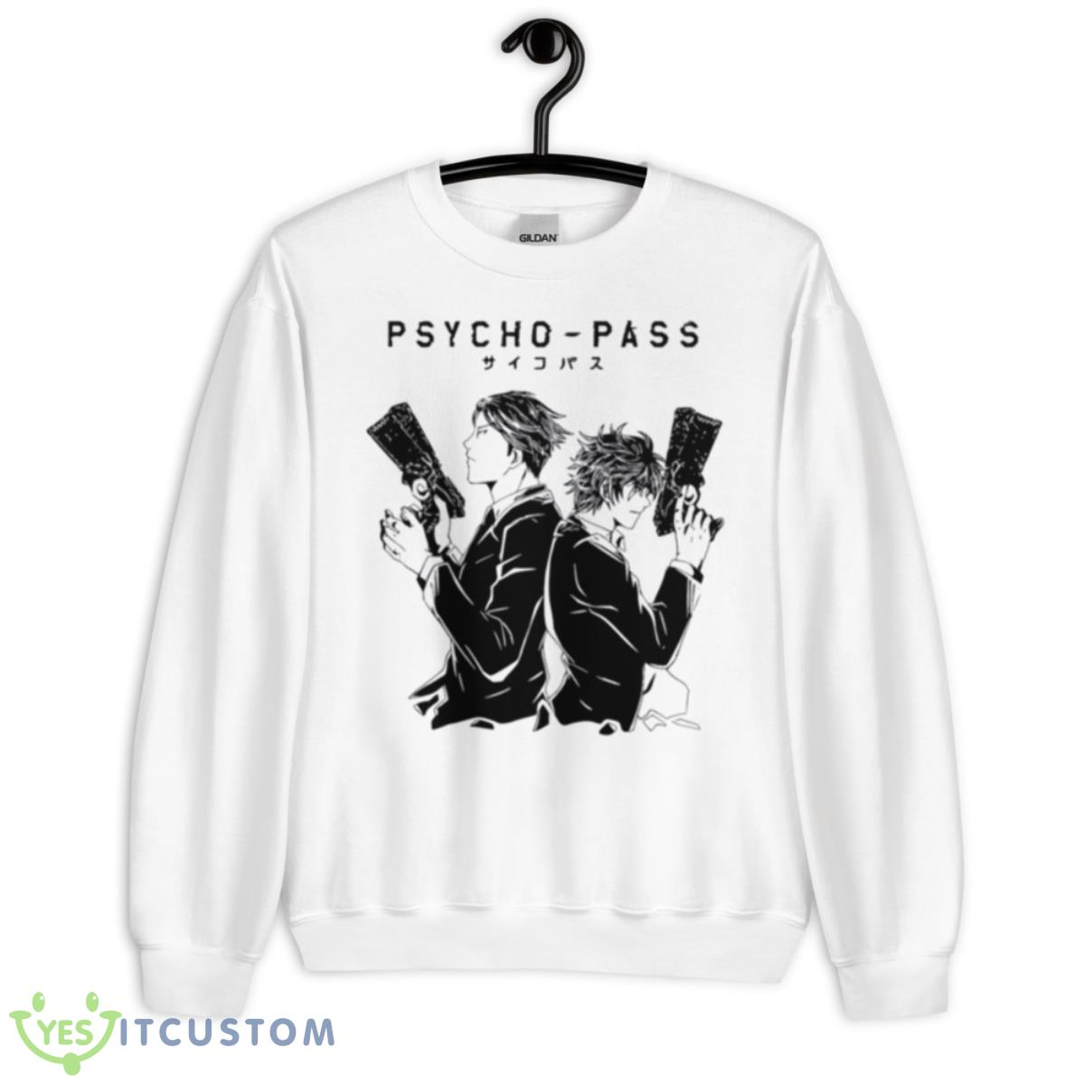 Light Black Guns Psycho Pass Shirt 2 Light Black Guns Psycho Pass Shirt - Unisex Heavy Blend Crewneck Sweatshirt