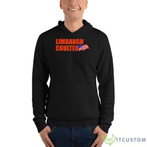 Limbaugh Coulter American Flag Shirt - Unisex Fleece Pullover Hoodie