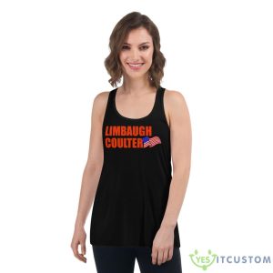 Limbaugh Coulter American Flag Shirt - Women's Flowy Racerback Tank
