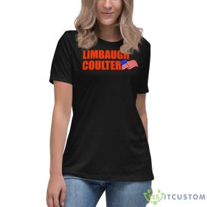 Limbaugh Coulter American Flag Shirt - Women's Relaxed Short Sleeve Jersey Tee