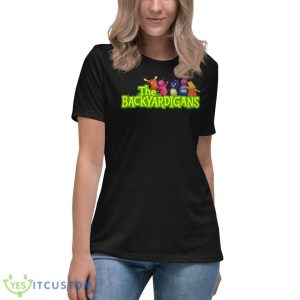 Logo Cartoon The Backyardigans Shirt - Women's Relaxed Short Sleeve Jersey Tee