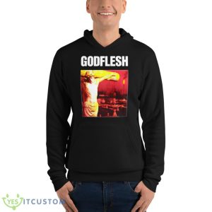 Logo Racerback Godflesh 90s Band Shirt - Unisex Fleece Pullover Hoodie