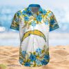Los Angeles Chargers Summer Beach Shirt and Shorts Full Over Print Product Photo 1
