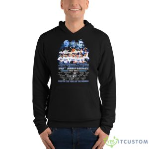 Los Angeles Dodgers 1883 2023 140th Anniversary Signature Thank You For The Memories Shirt - Unisex Fleece Pullover Hoodie