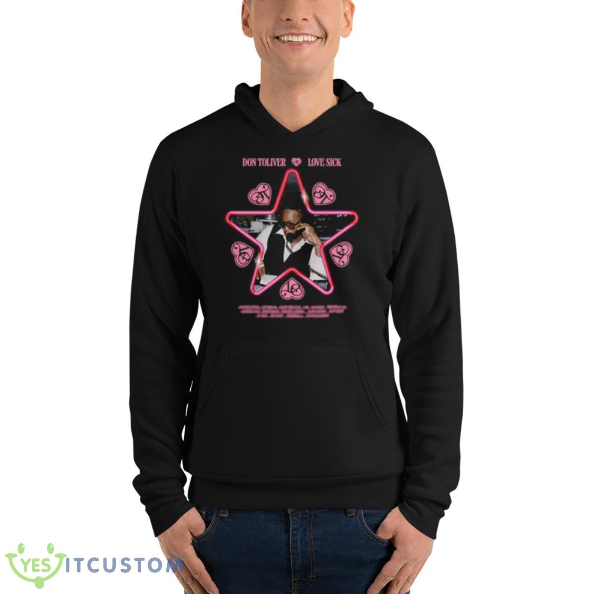 Love Sick Don Toliver 2023 Shirt 13 Love Sick Don Toliver 2023 Shirt - Unisex Fleece Pullover Hoodie