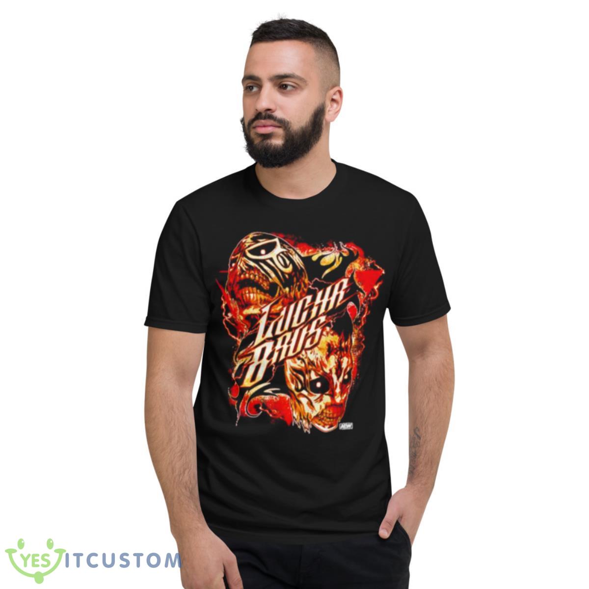 Lucha Bros Del Infierno Shirt 2 Lucha Bros Del Infierno Shirt - Short Sleeve T-Shirt