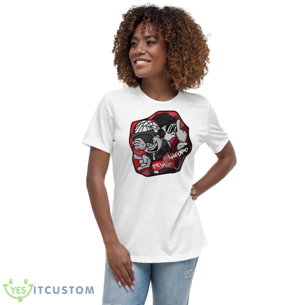 Madness Combat Deimos And Sanford Friday Night Funkin Shirt 5 Madness Combat Deimos And Sanford Friday Night Funkin Shirt - Women's Relaxed Short Sleeve Jersey Tee
