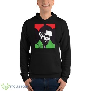 Malcom X Black Lives Matter The X Shirt - Unisex Fleece Pullover Hoodie