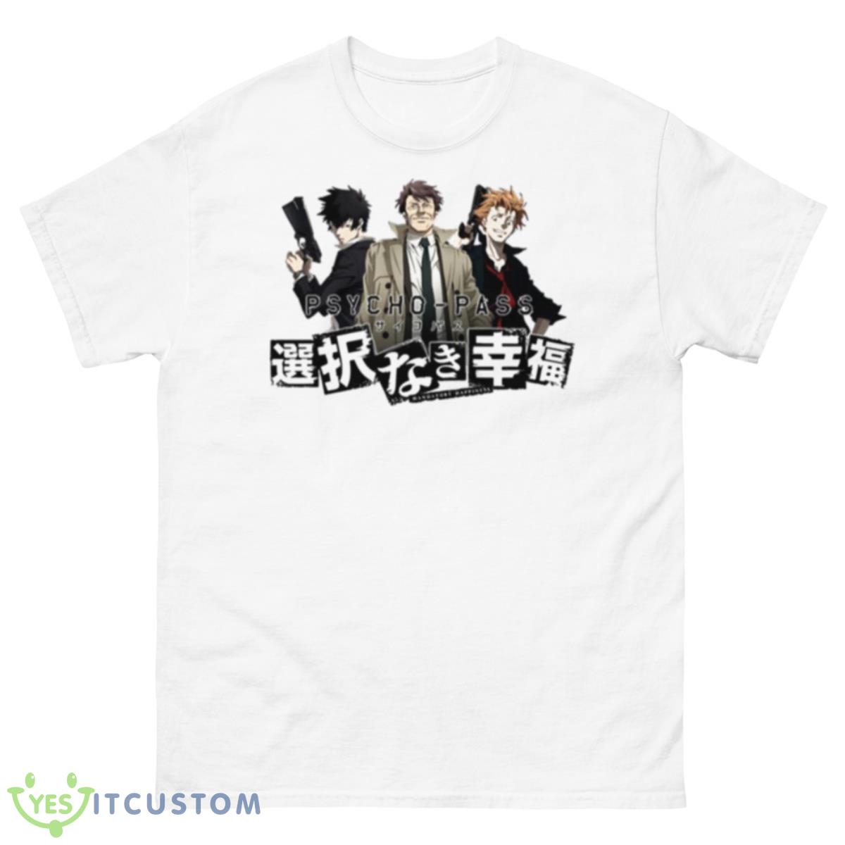 Mandatory Happiness Psycho Pass Shirt 10 Mandatory Happiness Psycho Pass Shirt - 500 Men’s Classic Tee Gildan