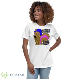 Manic Pixie Dream Squirrel Shirt - Women's Relaxed Short Sleeve Jersey Tee