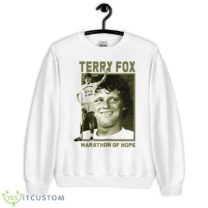 Marathon Of Hope Terry Fox Shirt - Unisex Heavy Blend Crewneck Sweatshirt