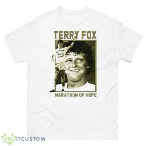 Marathon Of Hope Terry Fox Shirt - 500 Men’s Classic Tee Gildan
