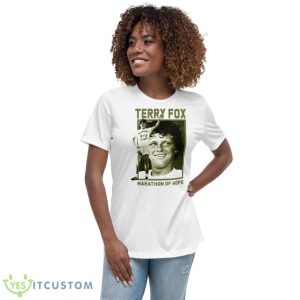 Marathon Of Hope Terry Fox Shirt - Women's Relaxed Short Sleeve Jersey Tee