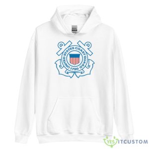 Mark Of The United States Coast Guard Uscg Emblem Shirt - Unisex Heavy Blend Hooded Sweatshirt