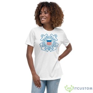 Mark Of The United States Coast Guard Uscg Emblem Shirt - Women's Relaxed Short Sleeve Jersey Tee