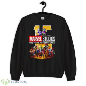 Marvel Studios The First Fifteen Years Shirt 8 Marvel Studios The First Fifteen Years Shirt - Unisex Crewneck Sweatshirt
