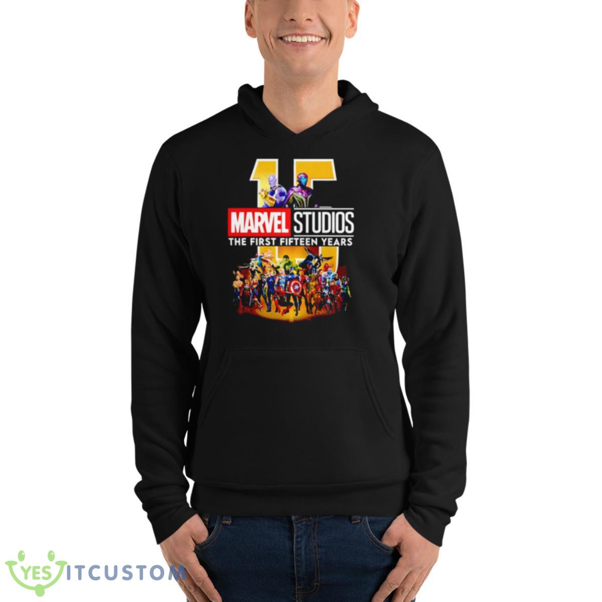 Marvel Studios The First Fifteen Years Shirt 4 Marvel Studios The First Fifteen Years Shirt - Unisex Fleece Pullover Hoodie