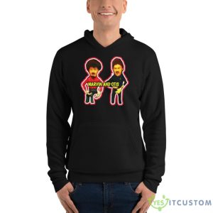Marvin And Otis Funny ArShirt - Unisex Fleece Pullover Hoodie