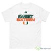 MiamI Hurricanes 2023 Ncaa Sweet 16 Shirt - 500 Men’s Classic Tee Gildan