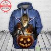 Michael Myers Dallas Cowboys NFL Football Halloween 3D Hoodie Product Photo 1