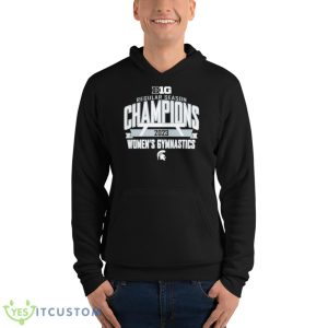 Michigan State Spartans 2023 Big Ten Women’s Gymnastics Regular Season Champions Shirt 9 Michigan State Spartans 2023 Big Ten Women’s Gymnastics Regular Season Champions Shirt - Unisex Fleece Pullover Hoodie