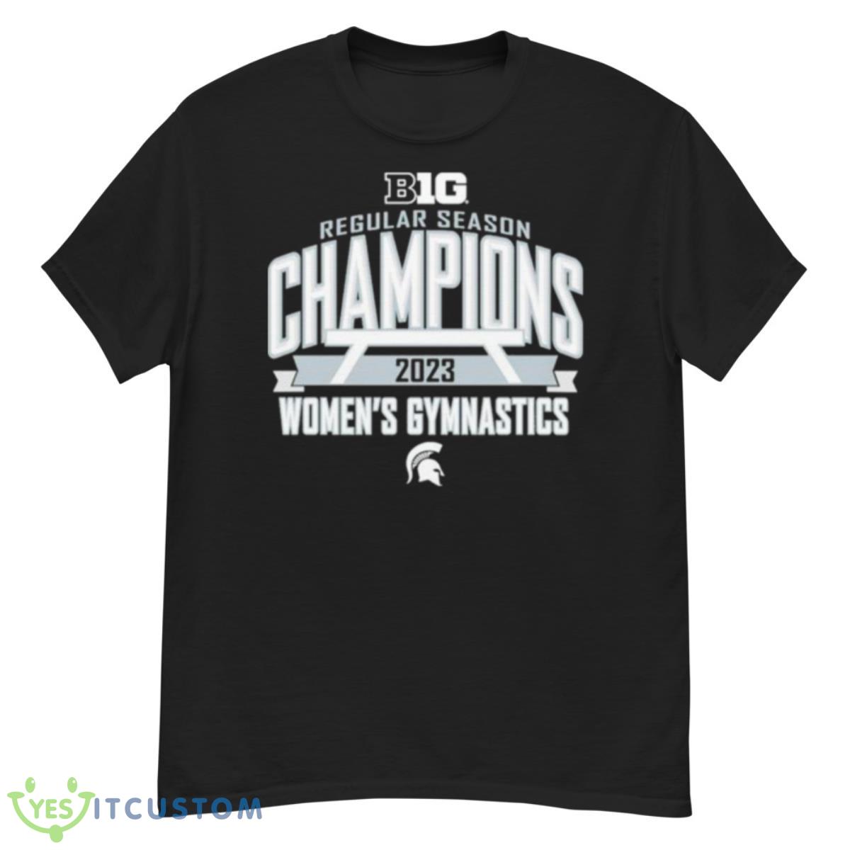 Michigan State Spartans 2023 Big Ten Women’s Gymnastics Regular Season Champions Shirt 12 Michigan State Spartans 2023 Big Ten Women’s Gymnastics Regular Season Champions Shirt - G500 Men’s Classic T-Shirt