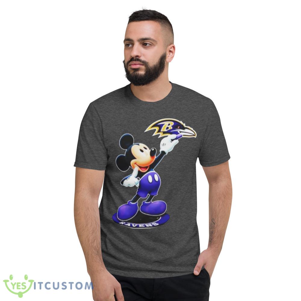 Mickey Mouse Nfl baltimore ravens logo 2023 shirt 3 Mickey Mouse Nfl baltimore ravens logo 2023 shirt Product Photo 3