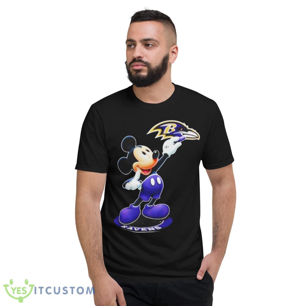 Mickey Mouse Nfl baltimore ravens logo 2023 shirt 4 Mickey Mouse Nfl baltimore ravens logo 2023 shirt Product Photo 4