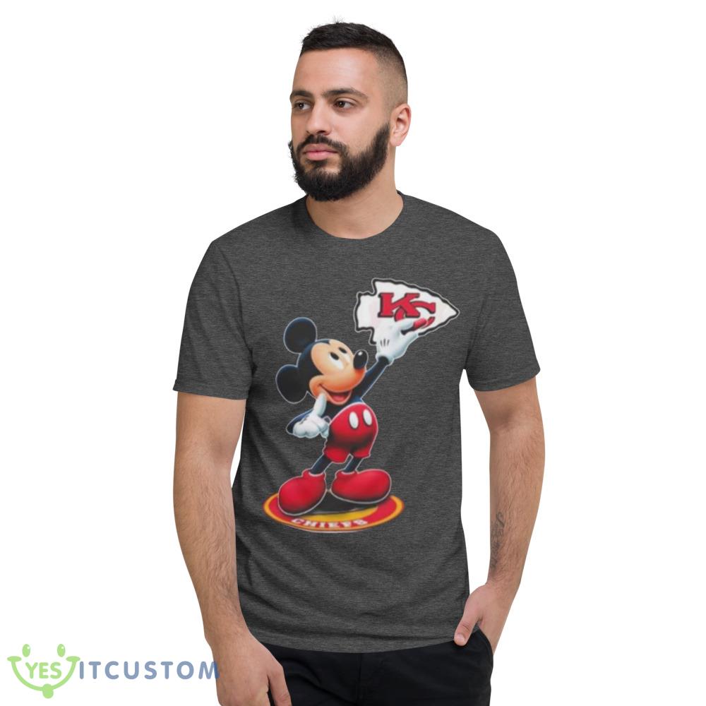 Mickey mouse nfl Kansas city Chiefs logo 2023 shirt 3 Mickey mouse nfl Kansas city Chiefs logo 2023 shirt Product Photo 3