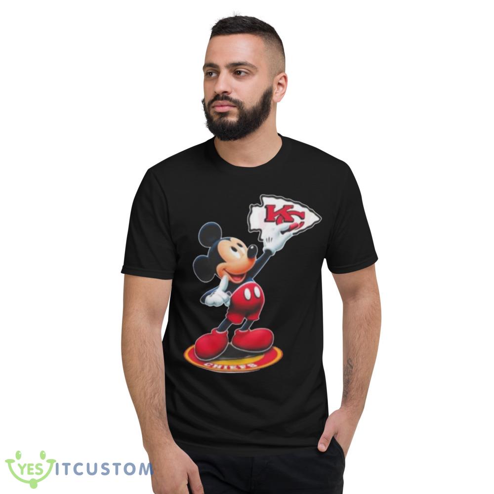 Mickey mouse nfl Kansas city Chiefs logo 2023 shirt 4 Mickey mouse nfl Kansas city Chiefs logo 2023 shirt Product Photo 4