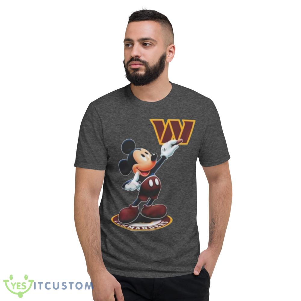 Mickey Mouse NFL Washington commanders logo 2023 shirt 3 Mickey Mouse NFL Washington commanders logo 2023 shirt Product Photo 3