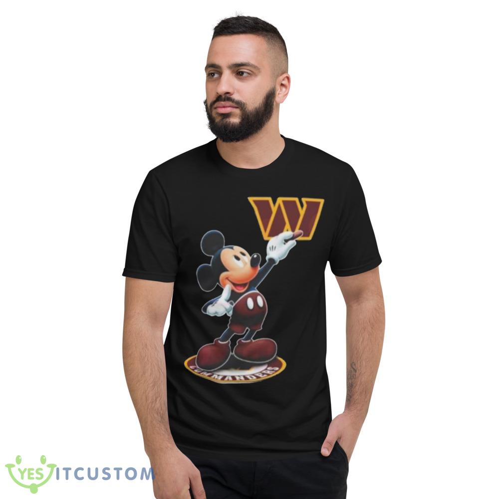 Mickey Mouse NFL Washington commanders logo 2023 shirt 4 Mickey Mouse NFL Washington commanders logo 2023 shirt Product Photo 4