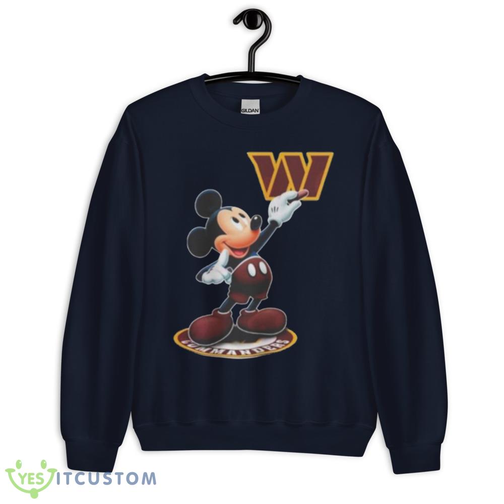 Mickey Mouse NFL Washington commanders logo 2023 shirt 5 Mickey Mouse NFL Washington commanders logo 2023 shirt Product Photo 5