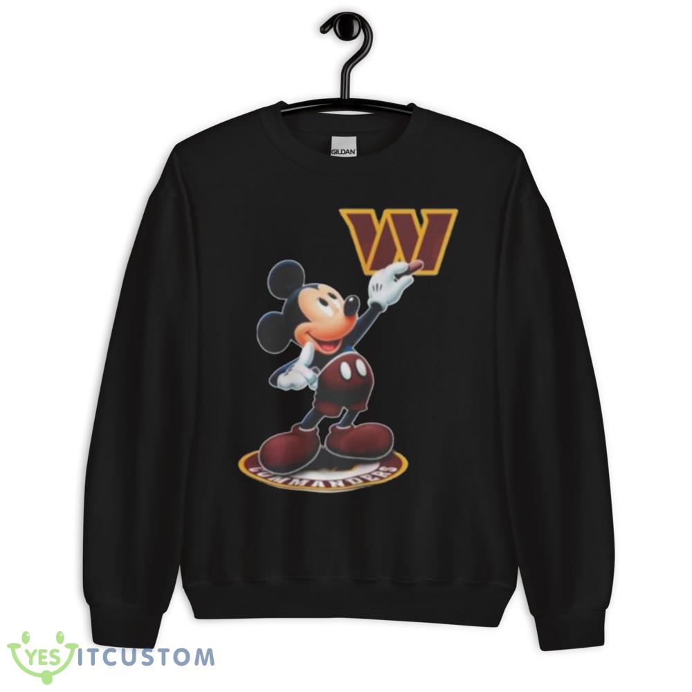 Mickey Mouse NFL Washington commanders logo 2023 shirt 6 Mickey Mouse NFL Washington commanders logo 2023 shirt Product Photo 6