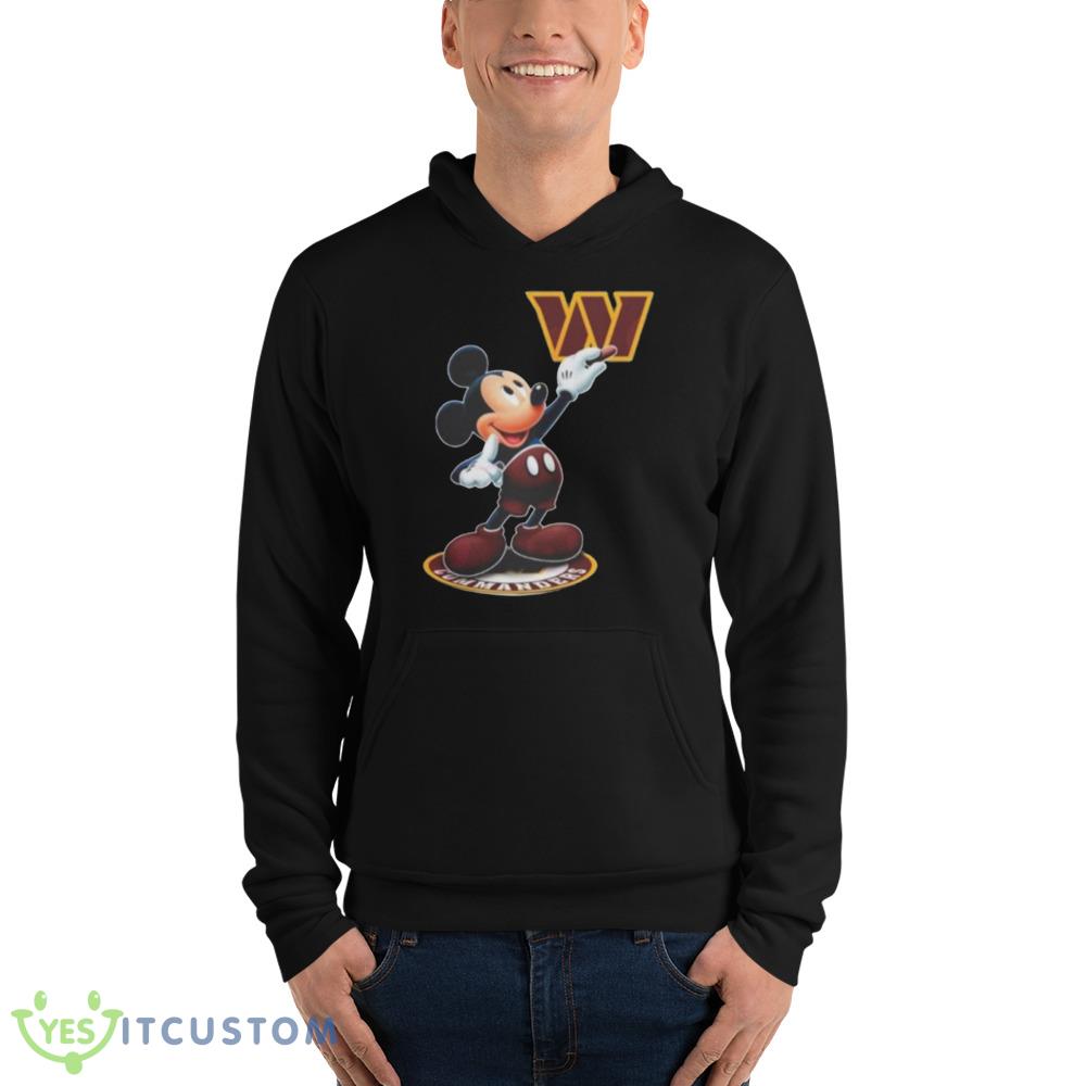 Mickey Mouse NFL Washington commanders logo 2023 shirt 8 Mickey Mouse NFL Washington commanders logo 2023 shirt Product Photo 8
