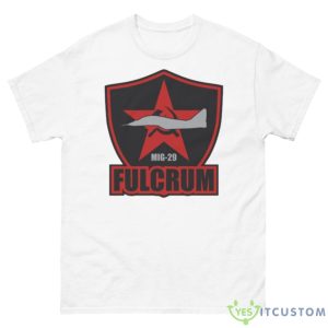 Mig 29 Fulcrum Small Logo Shirt - 500 Men’s Classic Tee Gildan