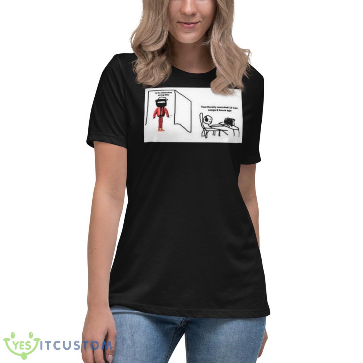 Mike Dean The Kanye Donda Meme Shirt 6 Mike Dean The Kanye Donda Meme Shirt - Women's Relaxed Short Sleeve Jersey Tee