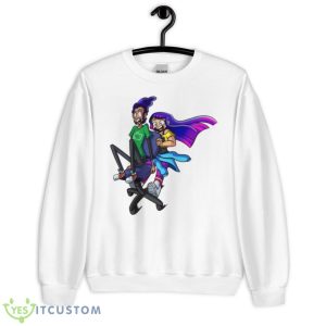 Miko And High Five Glitch Techs Shirt - Unisex Heavy Blend Crewneck Sweatshirt