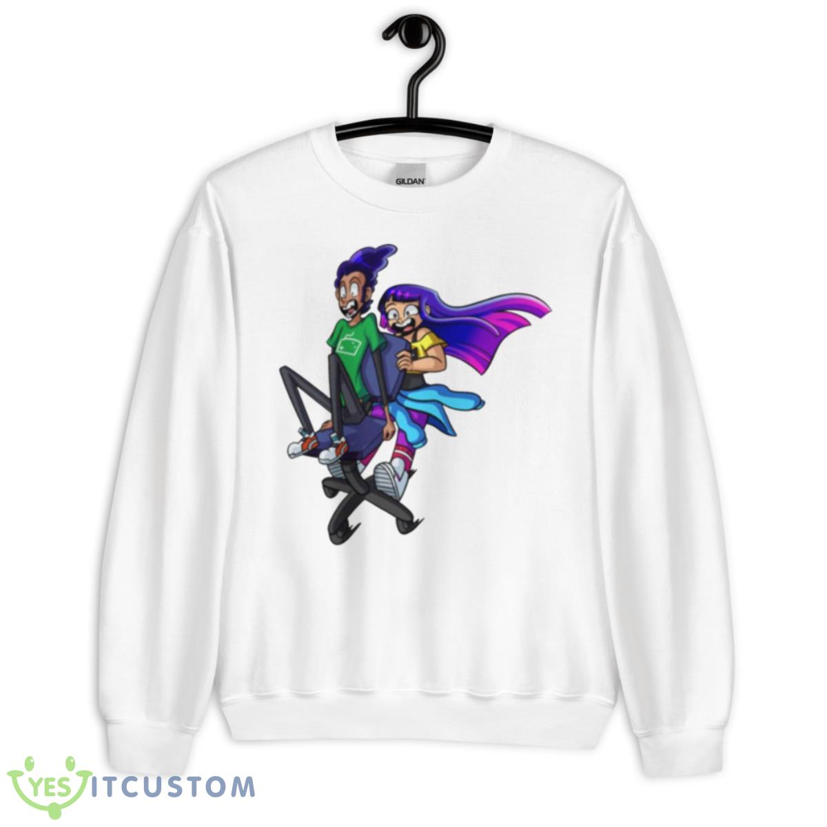 Miko And High Five Glitch Techs Shirt 11 Miko And High Five Glitch Techs Shirt - Unisex Heavy Blend Crewneck Sweatshirt