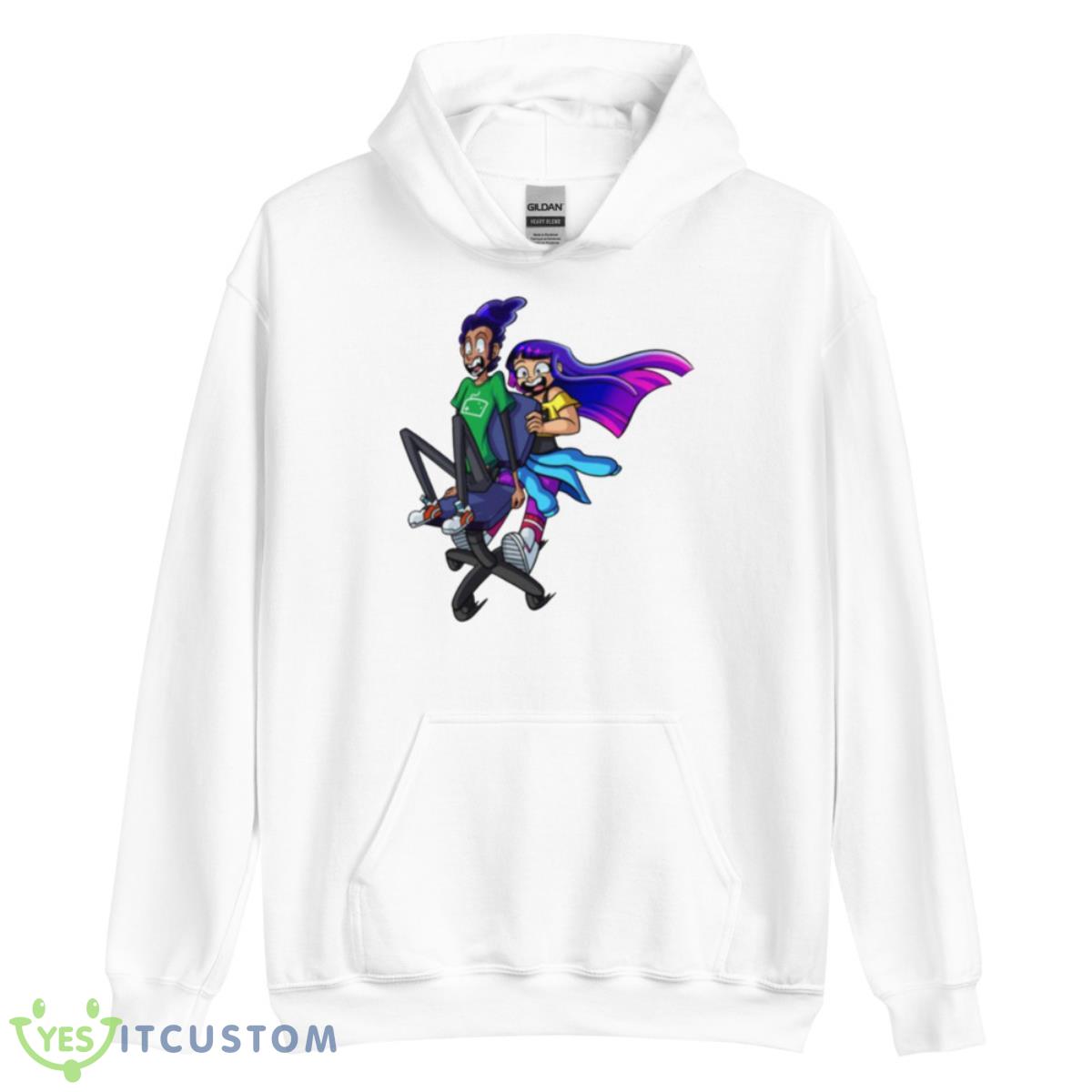 Miko And High Five Glitch Techs Shirt 3 Miko And High Five Glitch Techs Shirt - Unisex Heavy Blend Hooded Sweatshirt