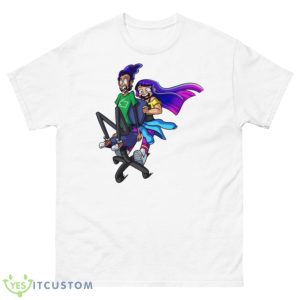 Miko And High Five Glitch Techs Shirt - 500 Men’s Classic Tee Gildan