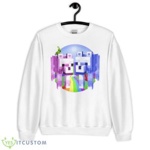 Minecraft Adorable Wolves Shirt - Unisex Heavy Blend Crewneck Sweatshirt