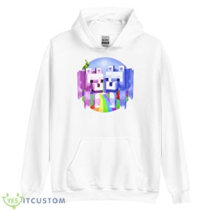 Minecraft Adorable Wolves Shirt - Unisex Heavy Blend Hooded Sweatshirt