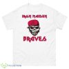 MLB Atlanta Braves Iron Maiden Rock Band Music Baseball Sports Shirt - 500 Men’s Classic Tee Gildan
