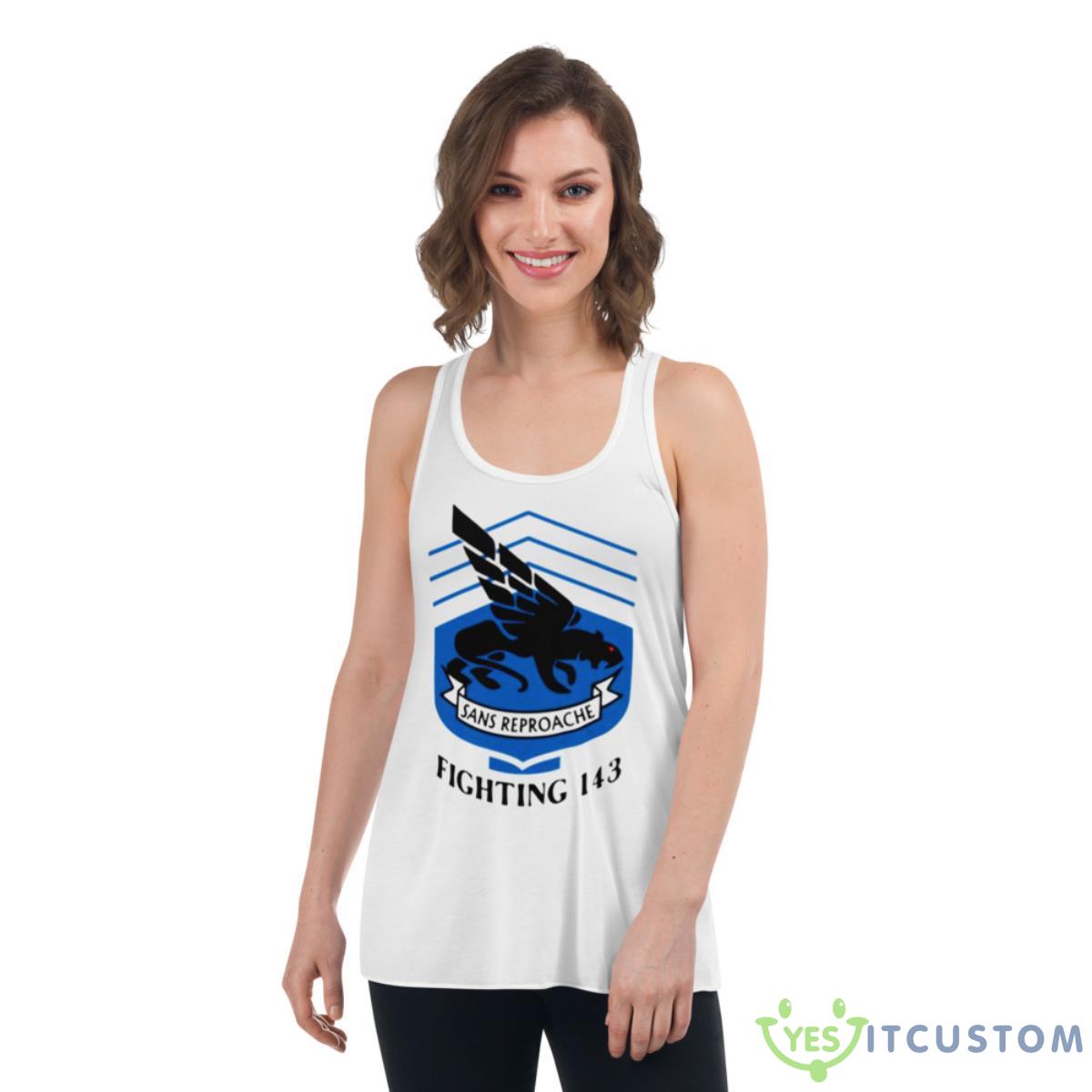 Model 84 Vfa 143 Pukin Dogs Shirt 4 Model 84 Vfa 143 Pukin Dogs Shirt - Women's Flowy Racerback Tank