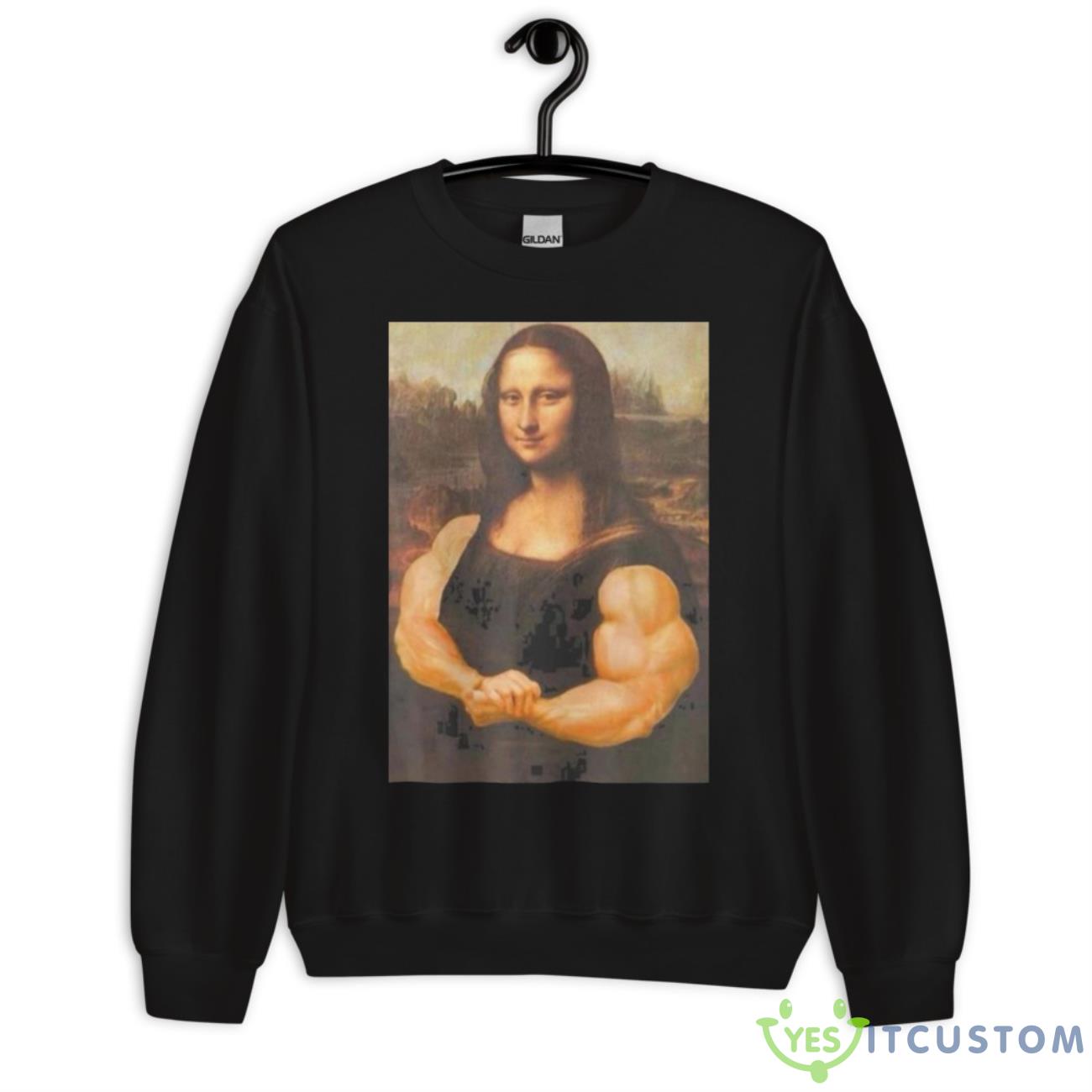 Mona Lisa Bodybuilding Muscle Gym Workout Outfits Shirt 3 Mona Lisa Bodybuilding Muscle Gym Workout Outfits Shirt - Unisex Crewneck Sweatshirt