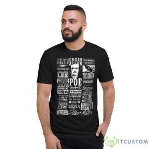 Montage Stories Titles Poems Quotes Edgar Allan Poe Shirt - Short Sleeve T-Shirt
